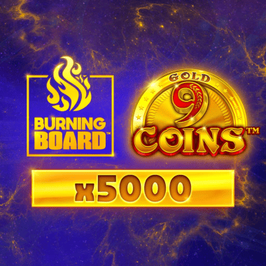 9 Coins Gold Burning Board Slot Game Image